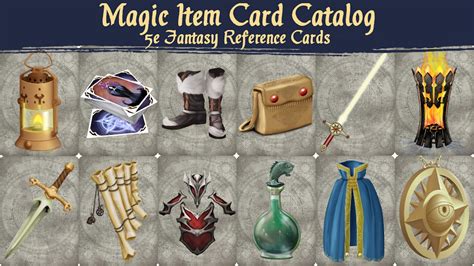 Magic item shop fenerator 5e